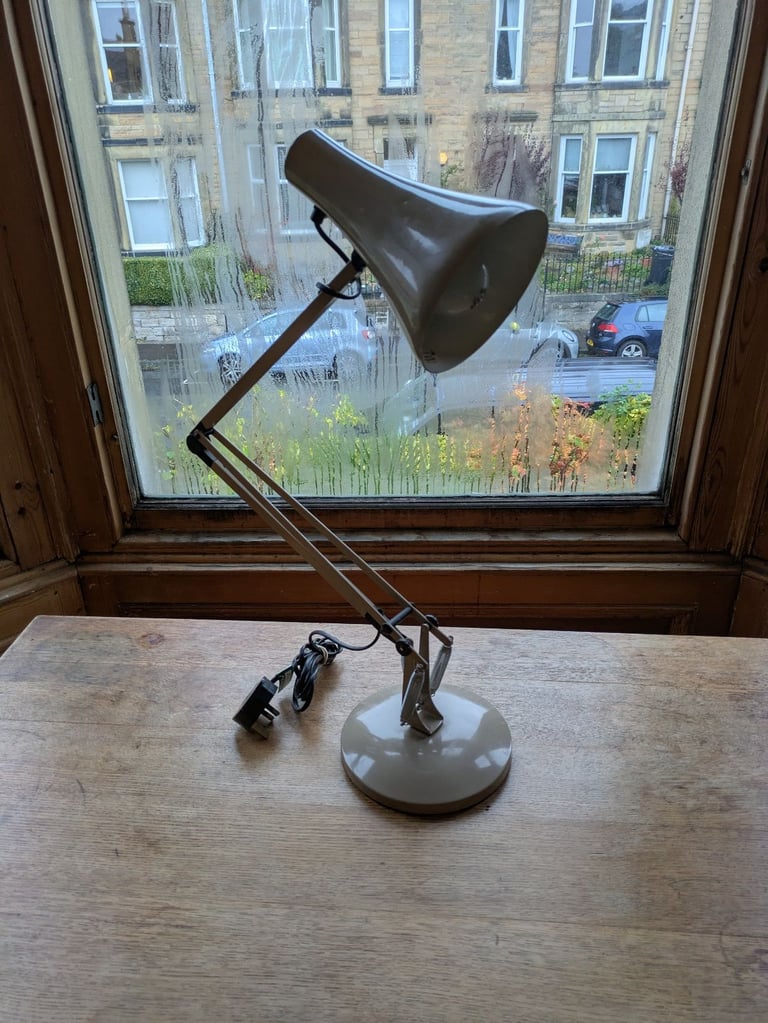Beige/ light Grey Anglepoise Vintage Mid Century Lamp Retro Lighting