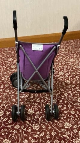 Purple push chair