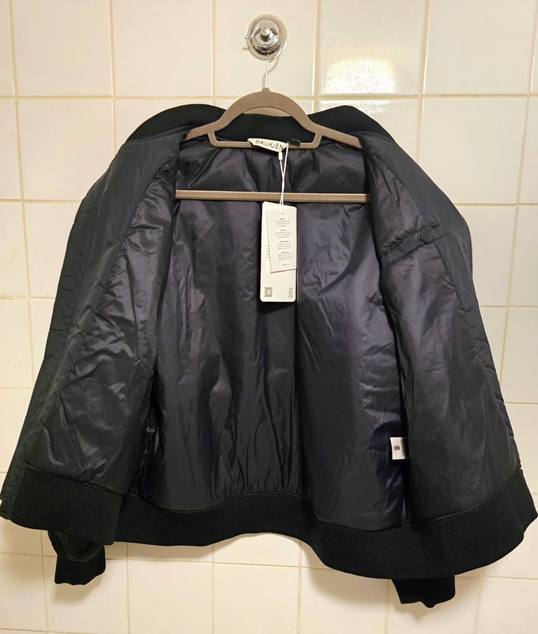 Baukjen Tegan Recycled Bomber Jacket Brand New With Tags 