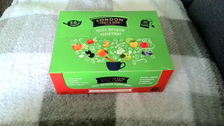 SCREWDRIVER, ICE CREAM MAKER, FRUIT TEAS IN 2 BOXES, CROCHET KIT