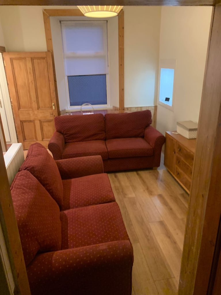 image for 2 sofas 1 is a sofa bed