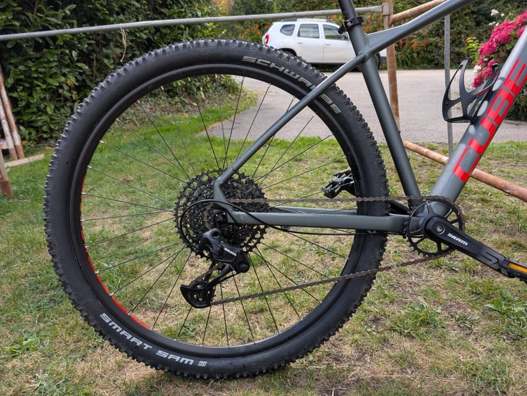 Cube Analog Mountain Bike Flashgrey/Red