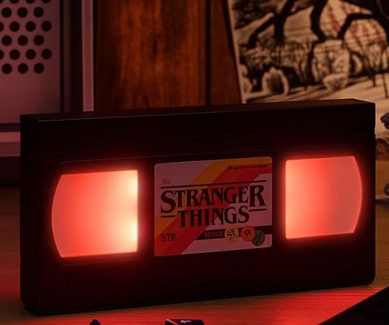 Stranger things VHS logo light. Official merchandise. NEW