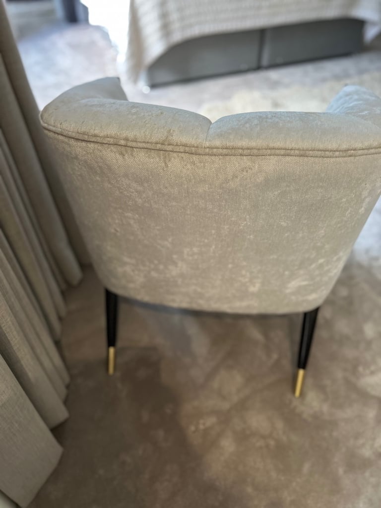Eichholtz Pavone cream Boucle armchair rrp £1195