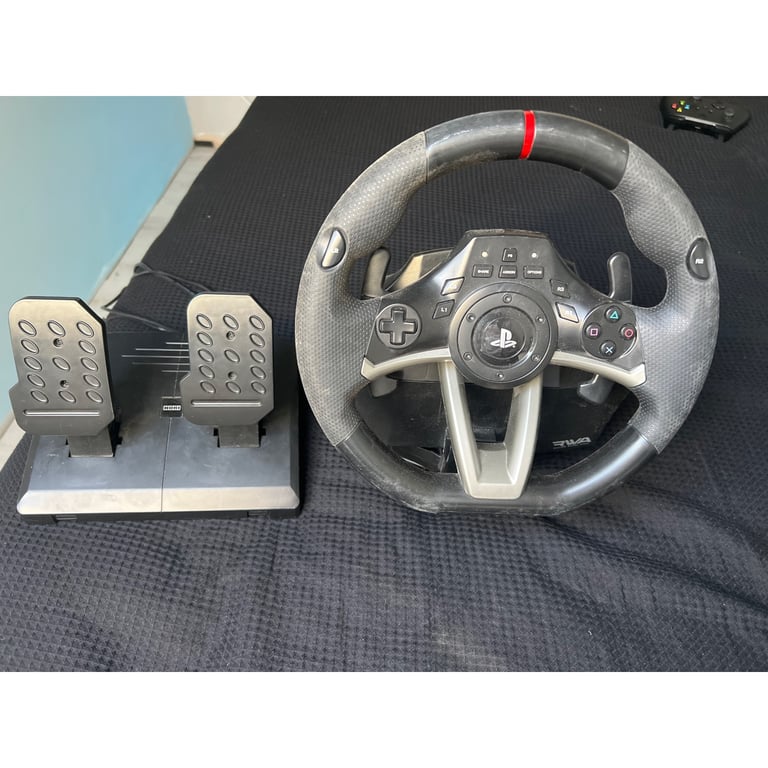 Playstation steering wheel and pedals