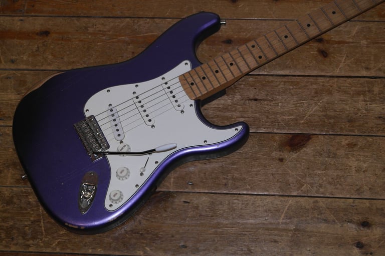 2021 Fender Mischief Maker Limited Edition Road Worn Stratocaster nitro cellulose finish