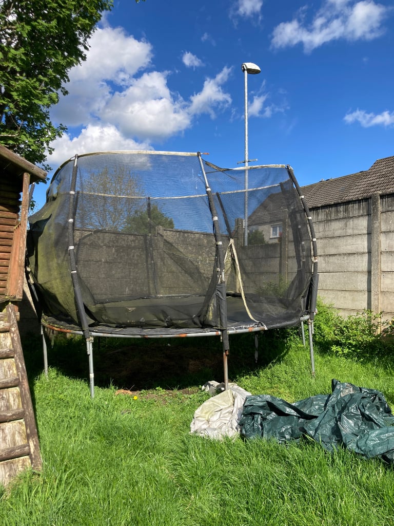 14ft trampoline and 3 bikes (bikes gone)