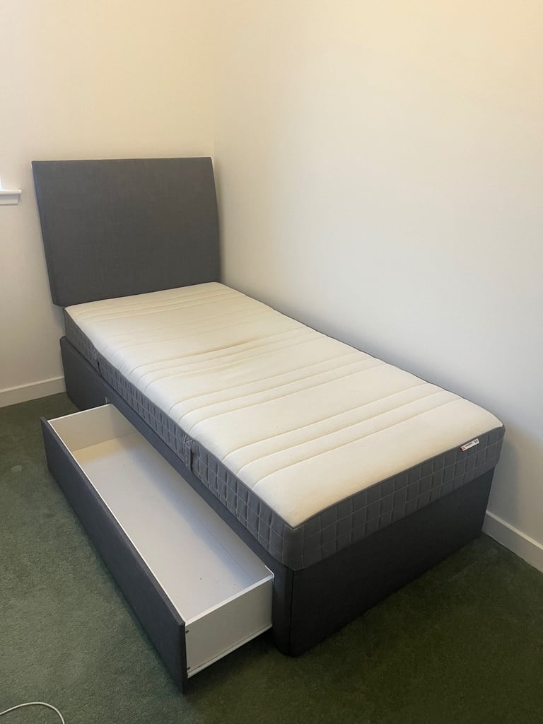 Single bed frame with storage 