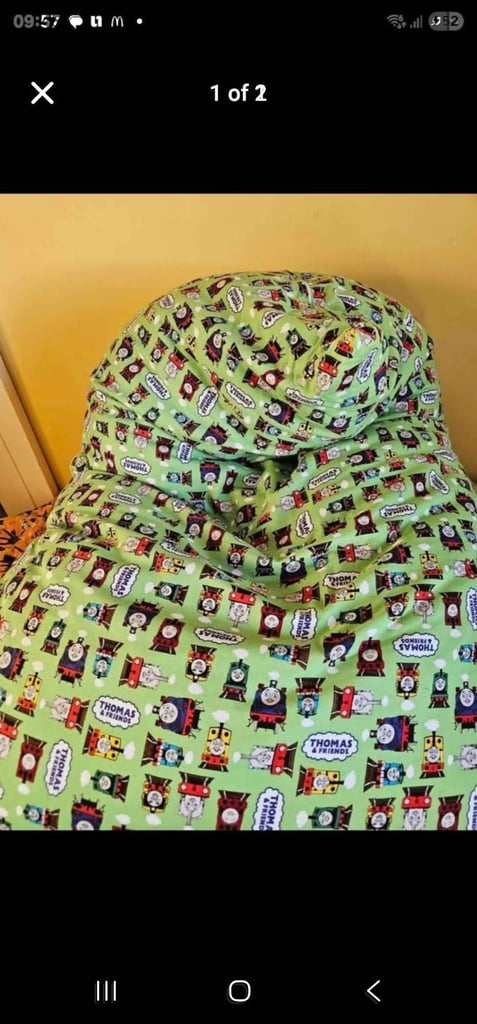 image for Big thomas beanbag vgc whole cover can off for wash 