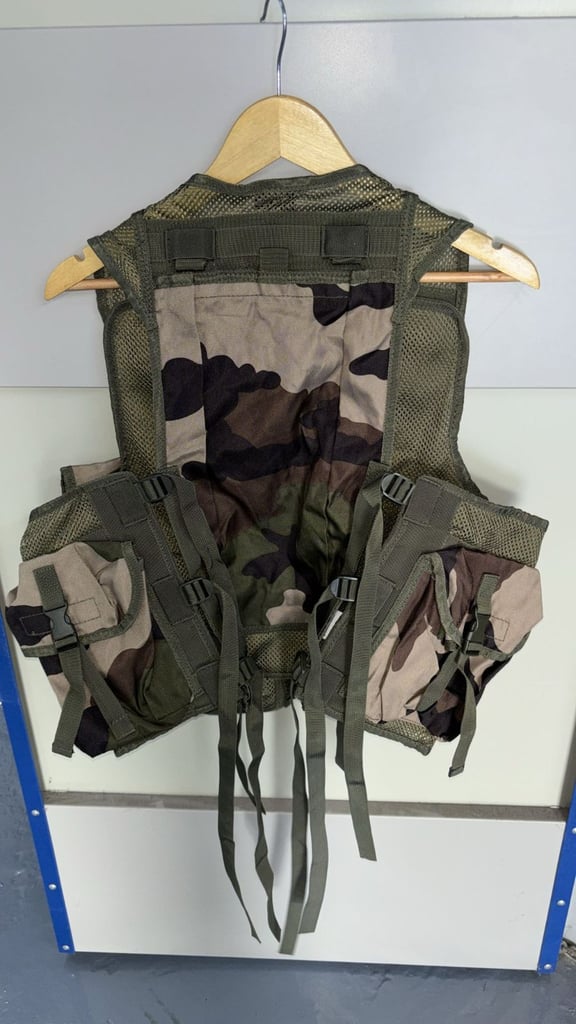 Mil-Tec 9 Pockets Tactical Vest - CCE Camo