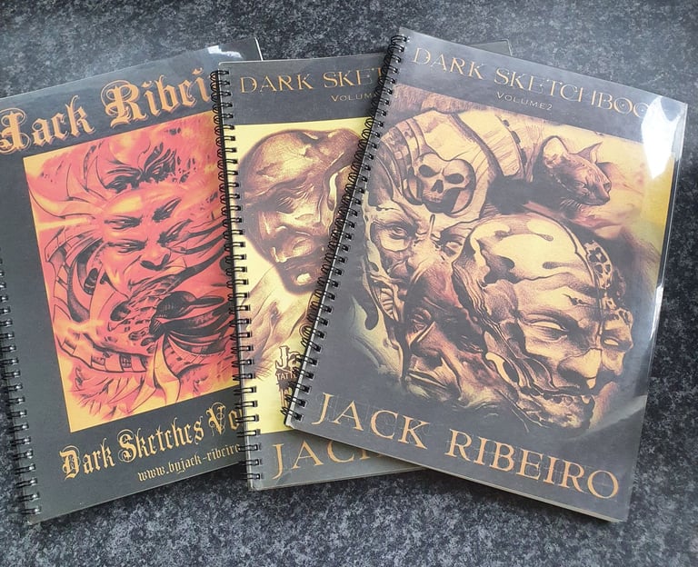 image for Jack Ribeior dark sketch books