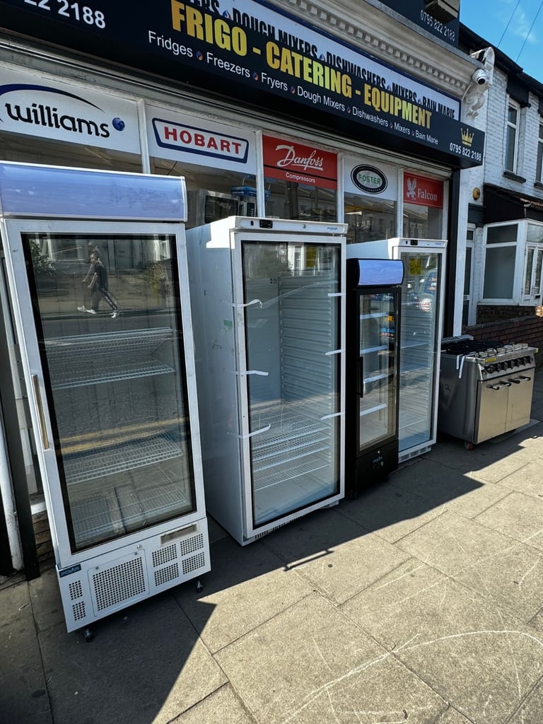 Commercial single door fridges freezers chiller cafe shop 