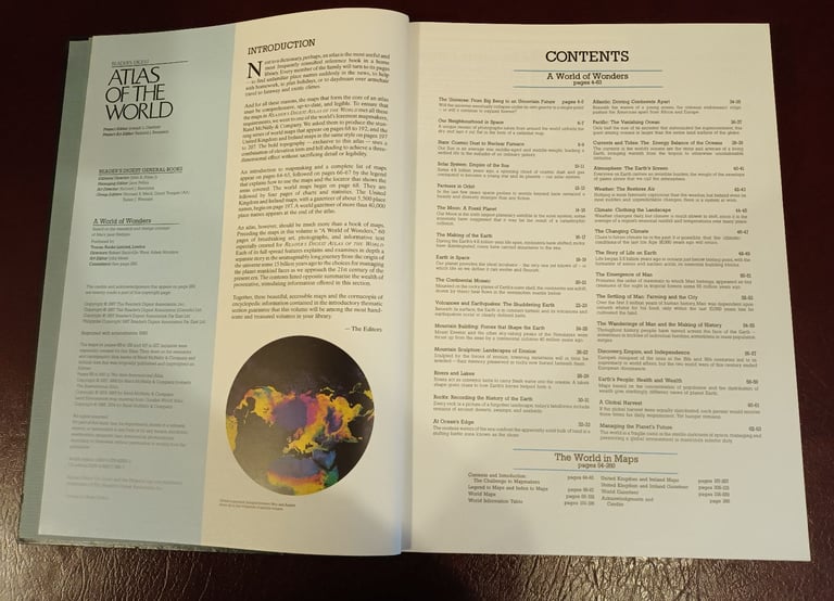 Atlas of the World – Readers Digest