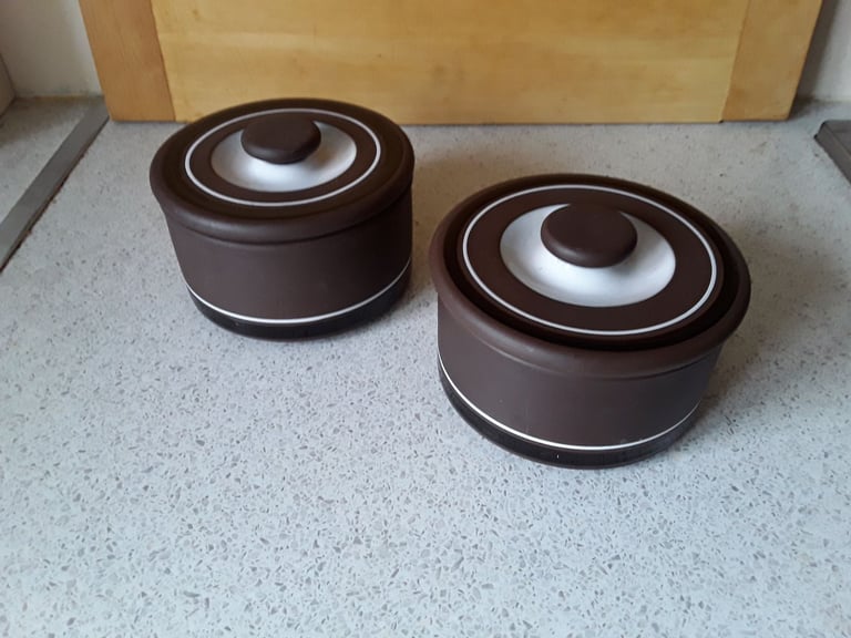 image for Two small serving pots