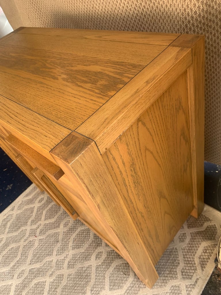 Solid Oak sideboard can deliver locally