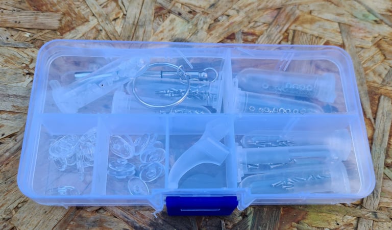 image for Glasses Repair Kit Spectacles Screws Nose Pads. New.