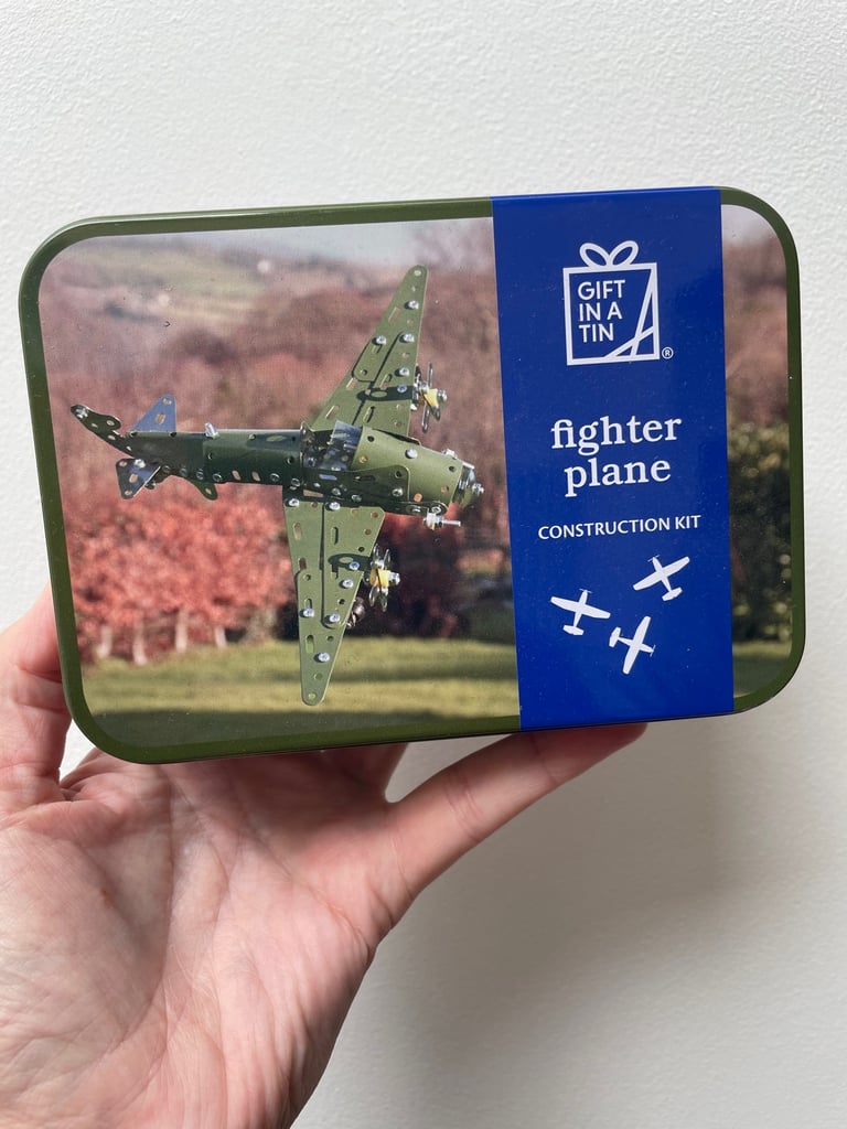 Gift in a Tin Fighter Plane new & sealed 