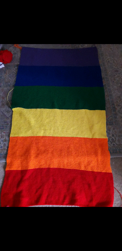 New !! Rainbow blanket 