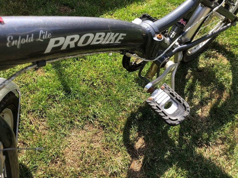 Enfold Lite Probike Foldable Travel Bicycle 5 Gears Grey