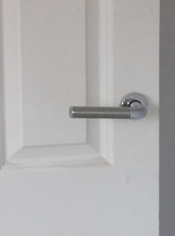 1 Pair Serozzetta Trend Fire Rated Lever FIRE DOOR HANDLE Polished Chrome Modern Contemporary