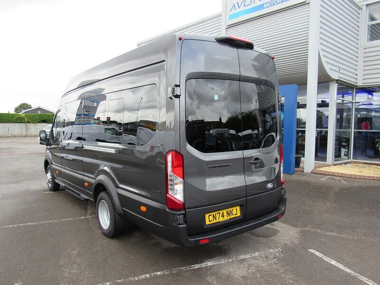 2024 Ford Transit 460 EcoBlue Limited 17 SEATER MINIBUS 165 BHP SAT NAV CAMERA H-SEATS HUGE S Min...