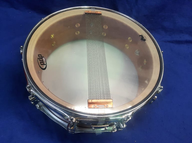 PDP Limited Edition 18 Ply Bubinga and Maple Shell 14in x 5.1/2in Refurbished Snare Drum ~ £175 ono