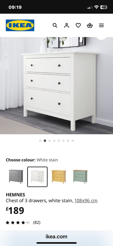 IKEA chest of drawers 