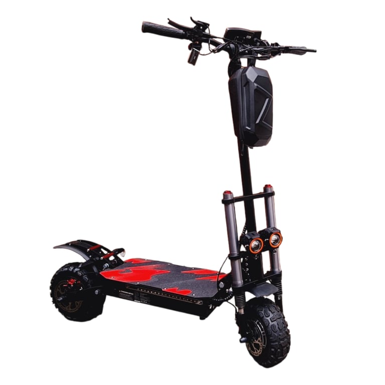 electric scooter 6000W BuddyC- 60V/38Ah lithium battery 50mph*, 50miles range**