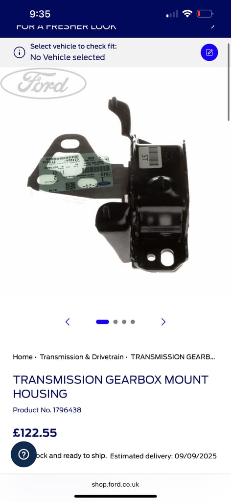 image for ST180 Transmission Gearbox Mount Housing