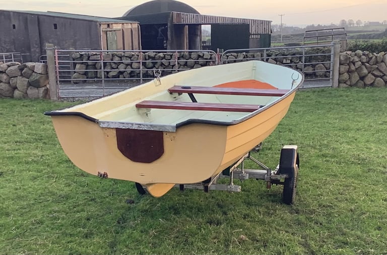 15 foot Fulmar GRP Boat, Trailer and Outboard