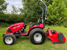 27HP TYM 273 HST 4WD Compact Tractor & New 6ft Flail Mower *** VERY NICE