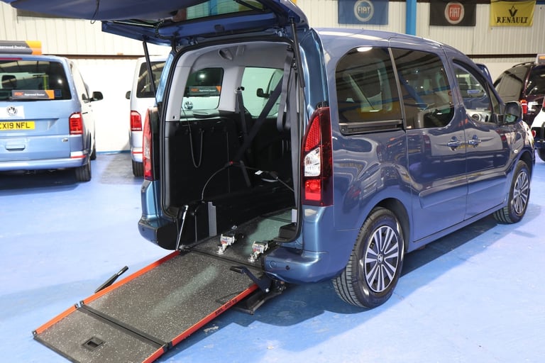 image for Peugeot Partner Petrol Wheelchair Accessible Vehicle Mobility WAV Ramp Winch