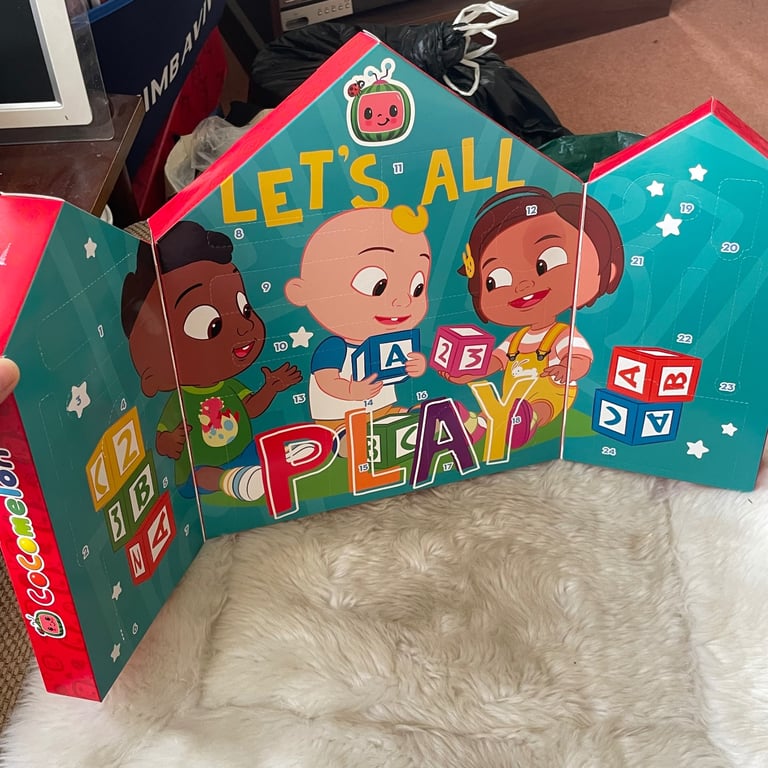 Coco Melon Let’s All Play 24 Days Advent Calendar Christmas Countdown Childrens Craft Colouring
