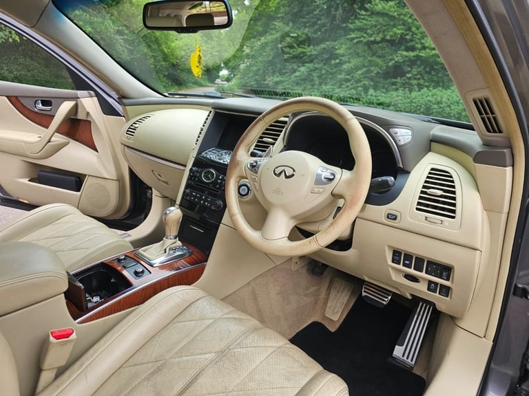 INFINITI FX 3.0d S AUTO FULL HISTORY 126K HEATED COOL SEATS A/C CRUISE SAT NAV  