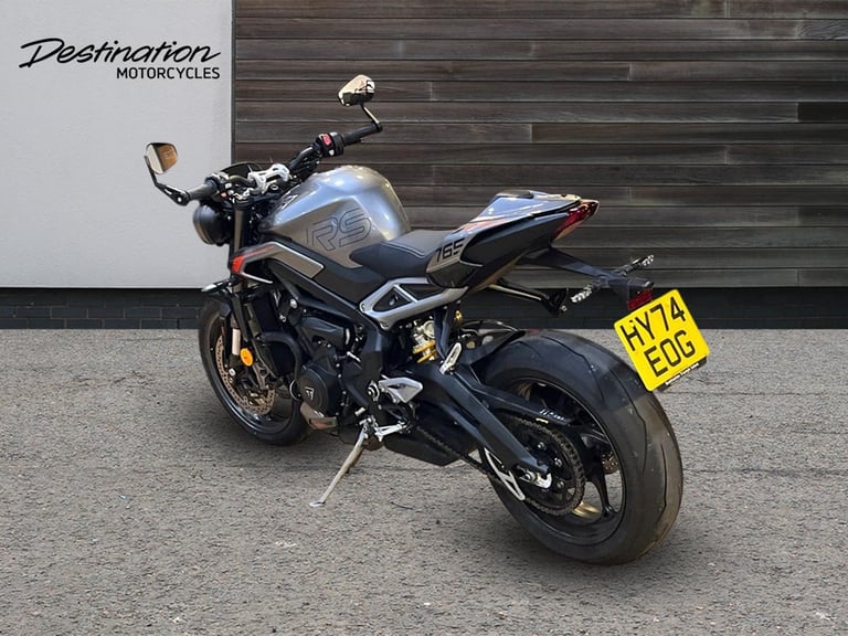 2024 Triumph Street Triple 765 RS STANDARD COLOUR Petrol silver 6 Speed