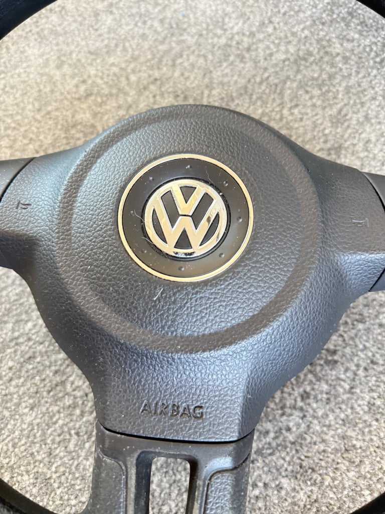 VW Polo 6R leather steering wheel 2009-2014