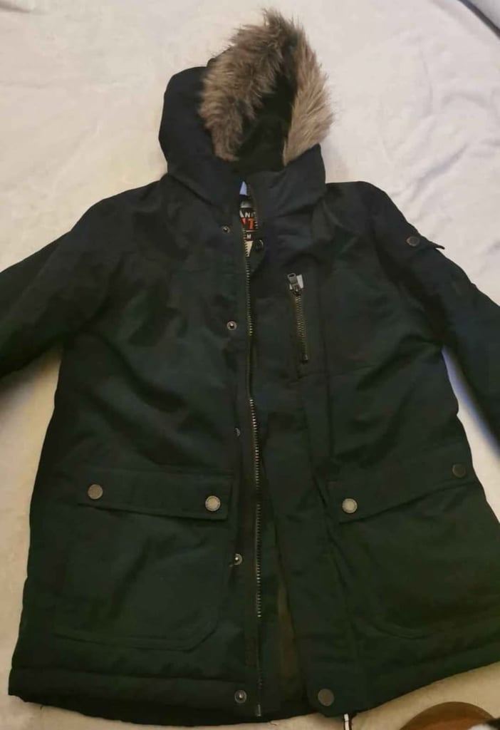 image for Next boys winter waterproof coat are 11