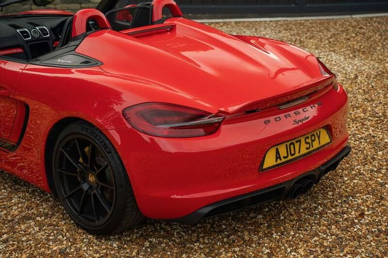 2015 Porsche Boxster 3.8 Spyder 2dr CONVERTIBLE PETROL Manual