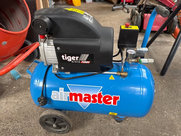 Airmaster Tiger 8/510 Air Compressor 50L, 8 Bar, 2HP