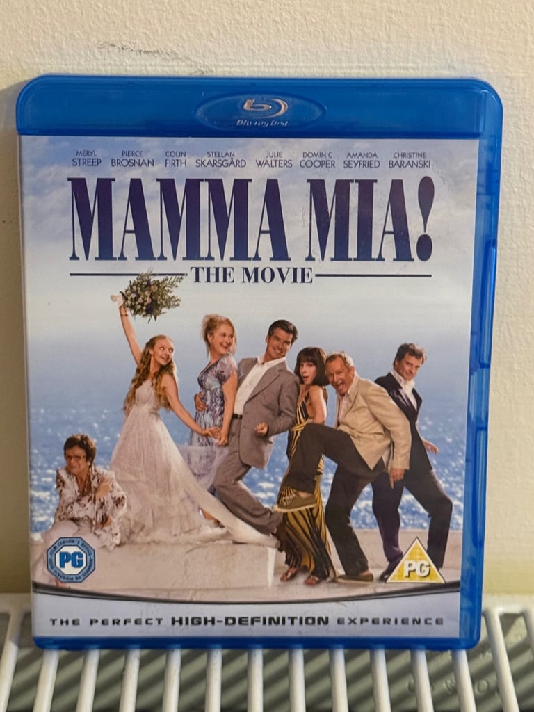 image for Mamma Mia blue ray 