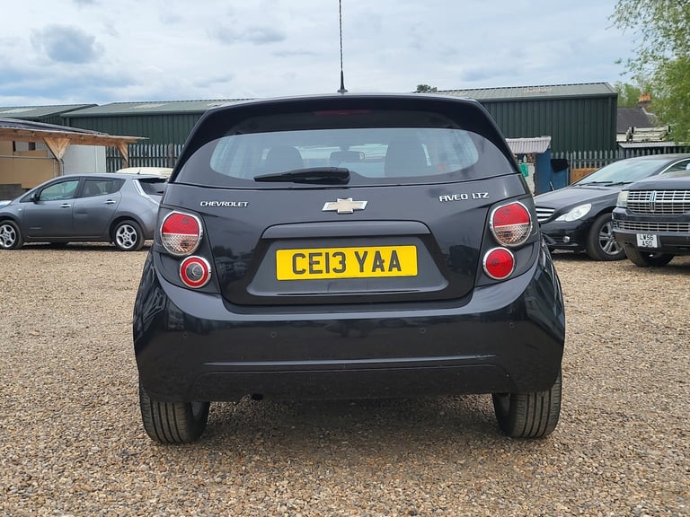 2013 CHEVROLET AVEO 1.4 LTZ ECO 5 DOOR 5 SPEED MANUAL BLACK ULEZ COMPLIANT