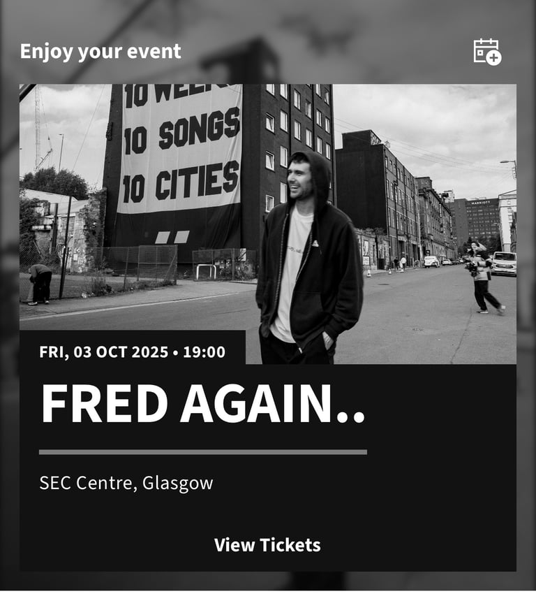 image for Fred Again Ticket