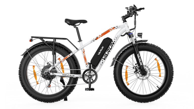 VARUN M26-2 PLUS is a rugged and powerful 26" Fat-Tire Mountain E-Bike