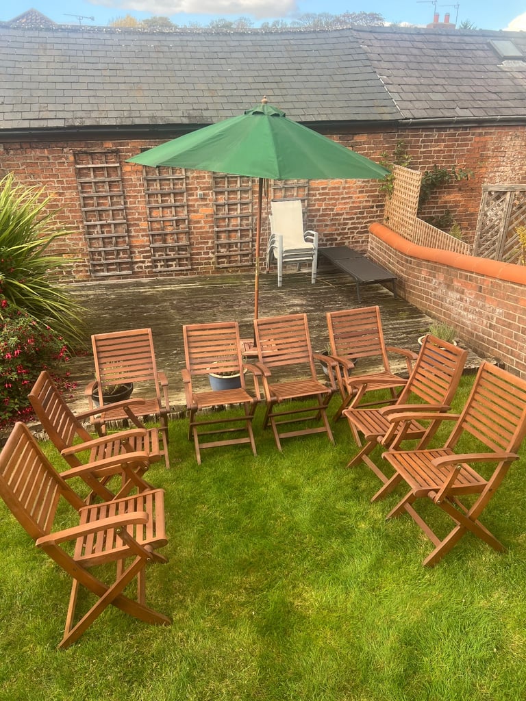 image for Garden Furniture Chairs x 8. Will split. 
