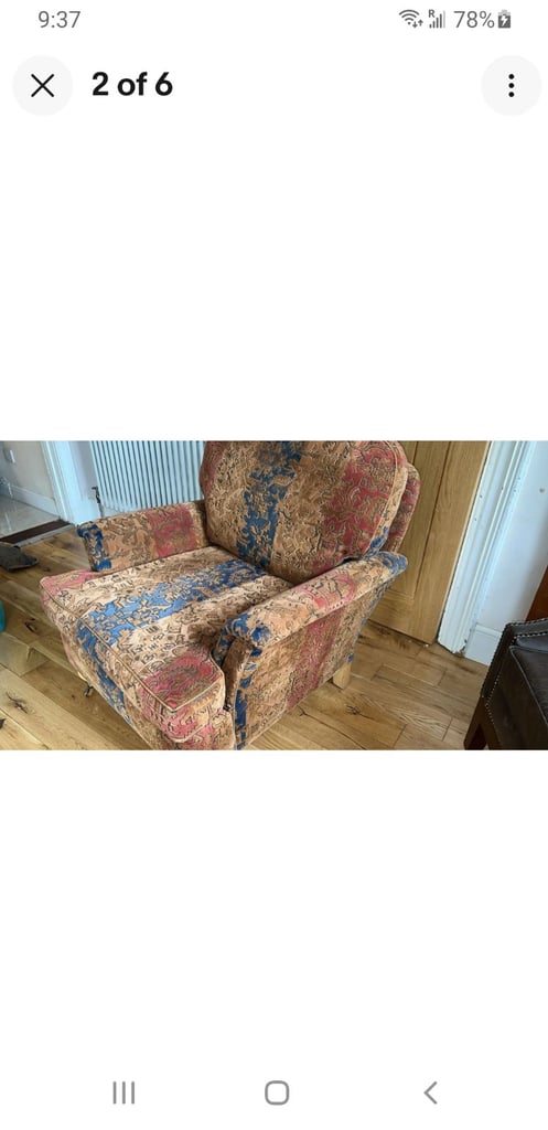 2 Handmade DURESTA  armchairs  stunning and elegant