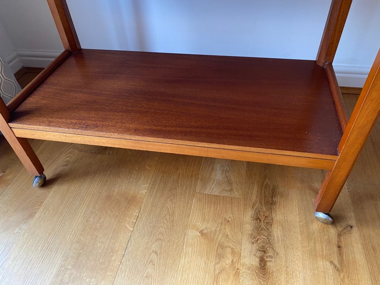 Vintage McIntosh Teak Metamorphic Bar Tea Trolley Table Retro Small Sideboard
