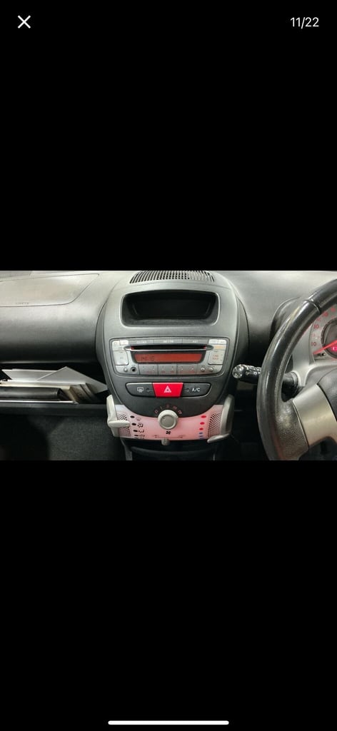 2012 Toyota AYGO 1.0 VVT-i Fire 5dr [AC] HATCHBACK Petrol Manual