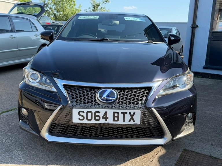2014 Lexus CT 1.8 200h F Sport CVT Euro 6 (s/s) 5dr Hatchback PETROL/ELECTRIC Automatic