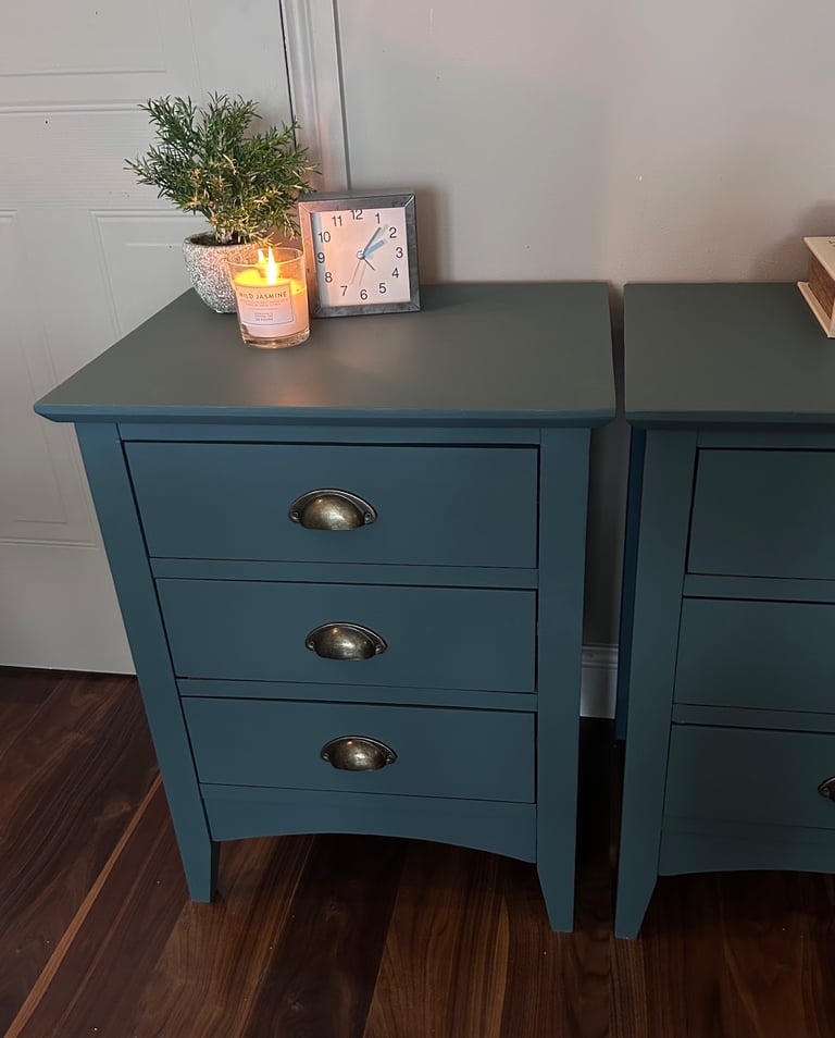 Pending - Pair of Solid Wood Bedside Cabinets / Tables