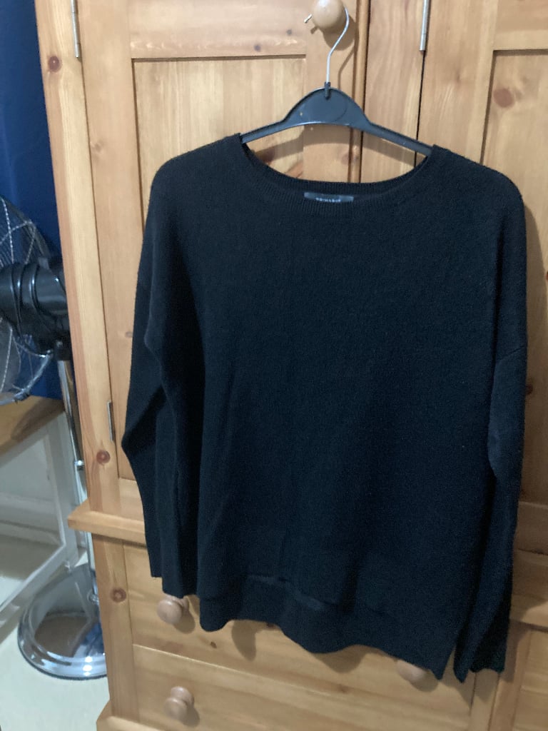 image for Ladies black long sleeve jumper black 